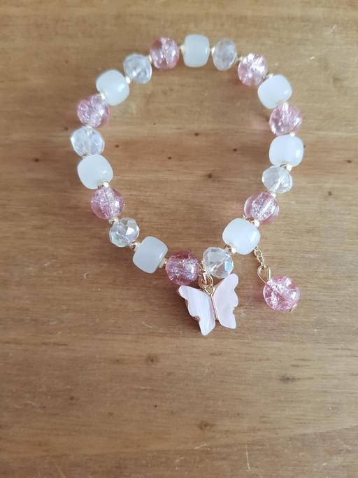 Buy & Sell Lancashire Blackpool - Photos for Butterfly beaded charm bracelet NEW