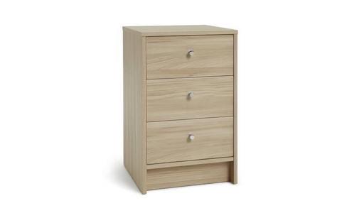 Buy & Sell Warwickshire Warwick - Photos for Malibu 3 Drawer Bedside Cabinet - Beech