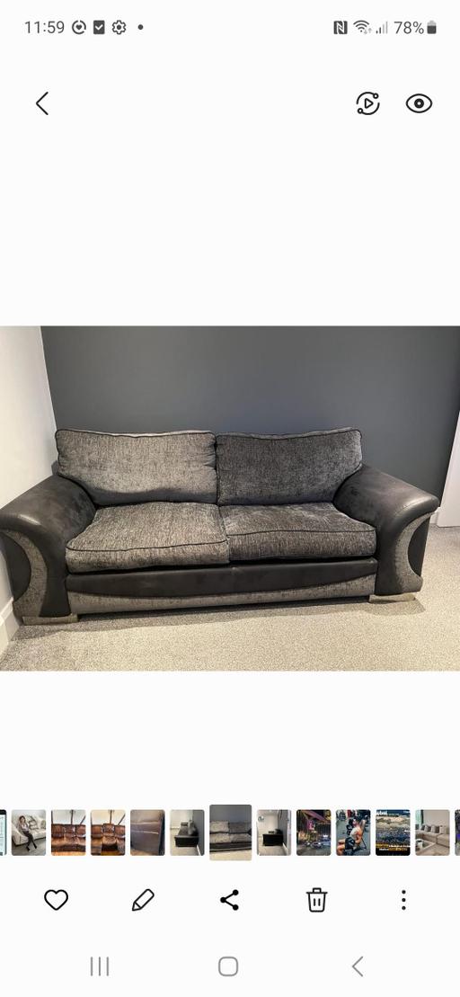 Buy & Sell North London Freezywater - Enfield - Photos for beautiful sofa 3 seater excellent condition 