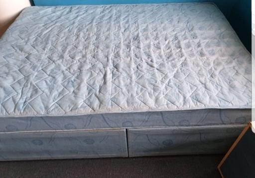 Buy & Sell West Midlands Sandwell - Photos for Great Double Divan Bed with Mattress Can Deli