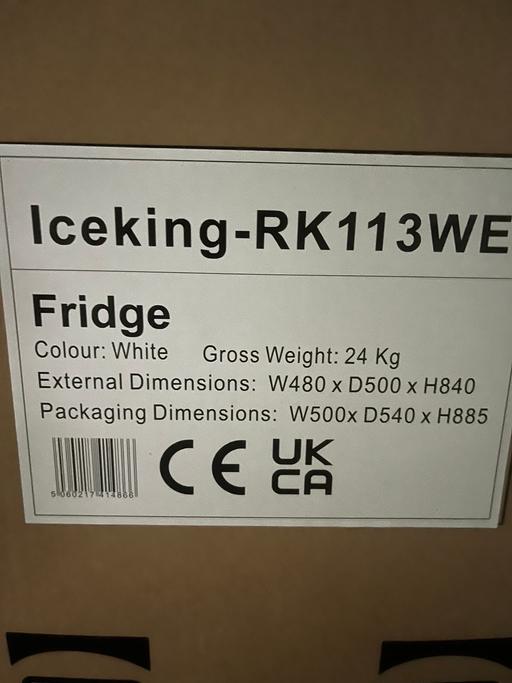 Buy & Sell Merseyside Wirral - Photos for Iceking fridge