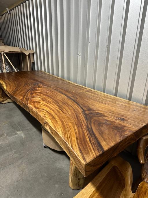 Buy & Sell East London Redbridge - Photos for Teak wood natural slab cut tables all sizes