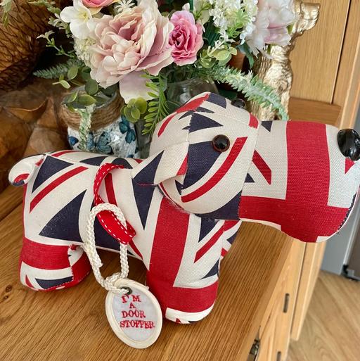 Buy & Sell Nottinghamshire Ashfield - Photos for Union Jack Doggy Doorstop 🐕