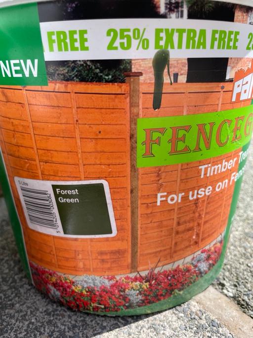 Buy & Sell Merseyside Saint Helens - Photos for 2x tubs fence stain Forest Green