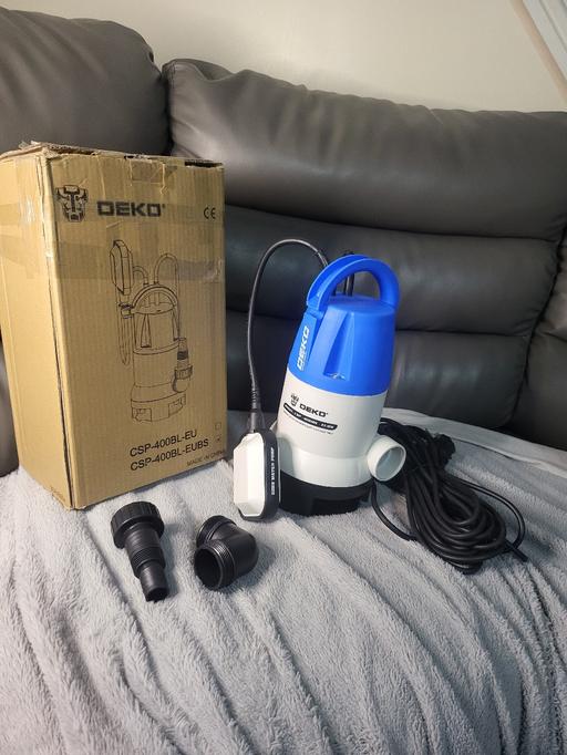 Buy & Sell Greater Manchester Rochdale - Photos for Water Pump: DEKO Submersible Water Pump 400W