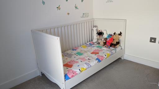 Buy & Sell Hertfordshire Broxbourne - Photos for Cotbed IKEA SOLGUL / Cot mattress SKONAST / M