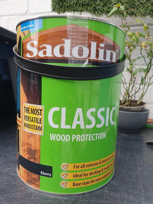 Buy & Sell Hertfordshire Stevenage - Photos for sadolin classic ebony brand new 5ltr