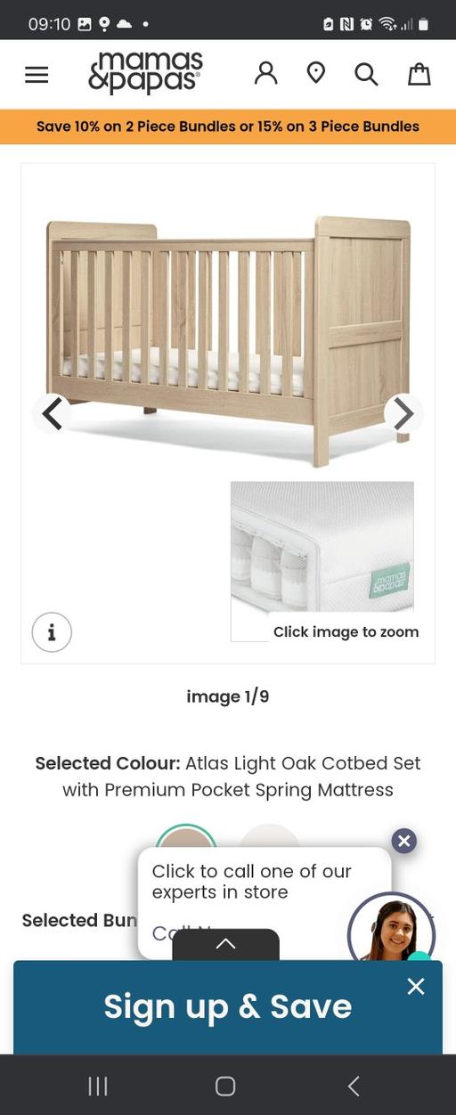 Buy & Sell West Midlands Birmingham - Photos for mamas and papa bed cot