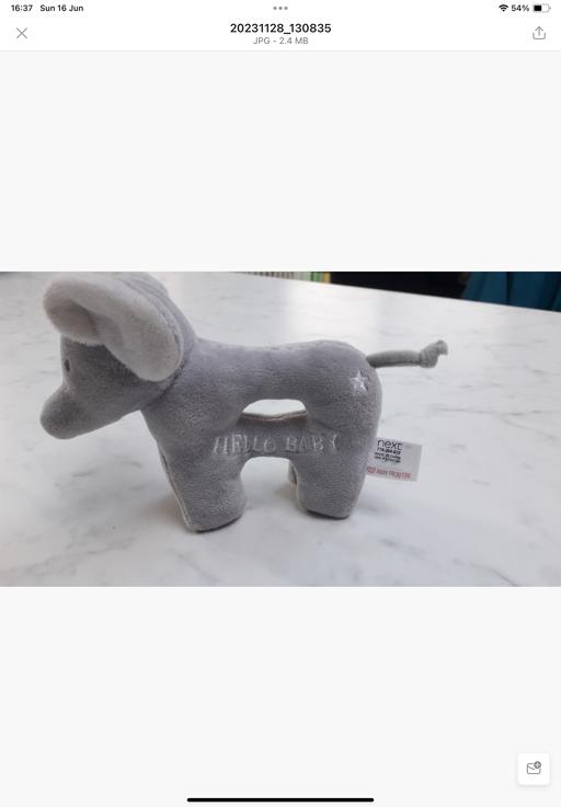 Buy & Sell Lancashire South Ribble - Photos for AS NEW - Baby Elephant Rattle - Next