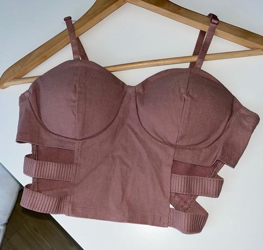 Buy & Sell North London Crouch End - North London - Photos for Dusky Pink Cropped Top Size M