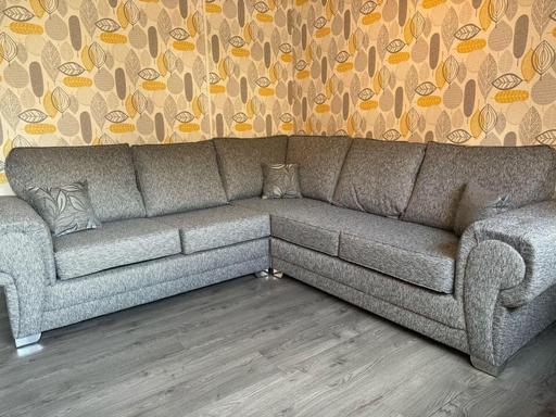 Buy & Sell South Yorkshire Rotherham - Photos for VALENCIA 2 CORNER 2 SOFA IN SILVER DUNDEE