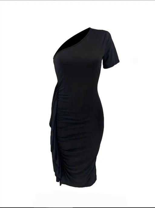 Buy & Sell Swansea - Wales Blaenymaes - Swansea - Photos for One Shoulder Ruched Ruffle Side Slit Bodycon