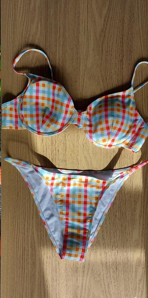 Buy & Sell Swansea - Wales Blaenymaes - Swansea - Photos for Plaid Print Underwire 2 Piece Bikini Swimsuit