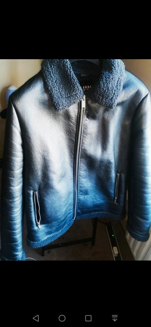 Buy & Sell South West London Stockwell - South West London - Photos for mens jacket fux fur blue