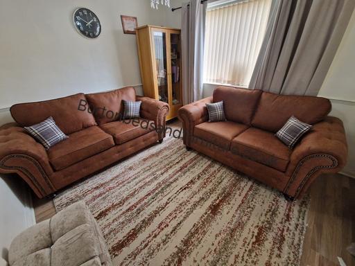 Buy & Sell Staffordshire East Staffordshire - Photos for OAKLAND TAN 2+3 SOFAS