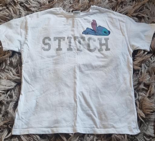 Buy & Sell West Yorkshire Kirklees - Photos for White Disney Stitch T.Shirt - 12-13 years