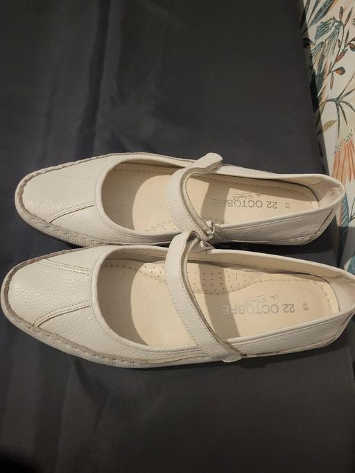 Buy & Sell Greater Manchester Manchester - Photos for White Belgian Leather Shoes