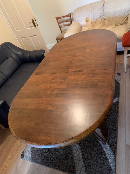 Buy & Sell Ealing Southall - UB2 - Photos for 6 seater dining table brown + 6 chairs