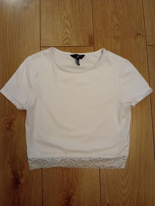 Buy & Sell Essex Thurrock - Essex - Photos for White Lace Crop Top