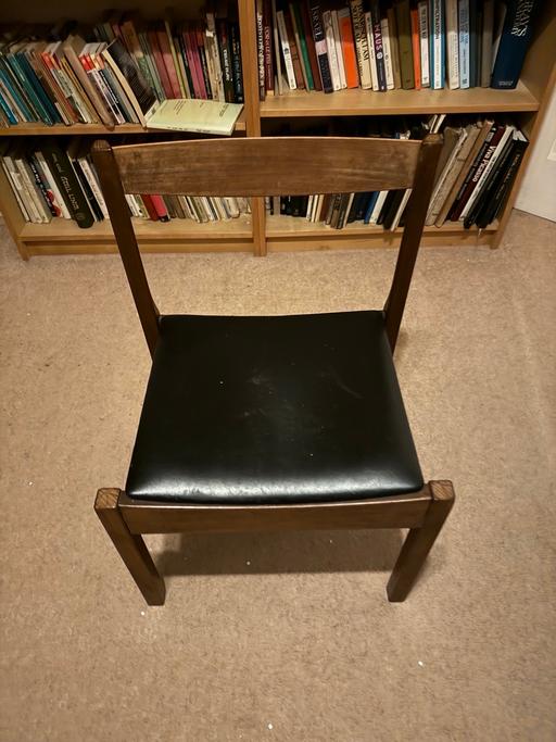 Buy & Sell North West London Golders Green - North West London - Photos for Wood & Leather Office Chair