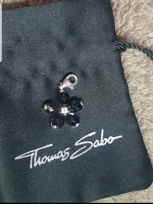 Buy & Sell Merseyside Wirral - Photos for Thomas Sabo Black CZ Flower Charm