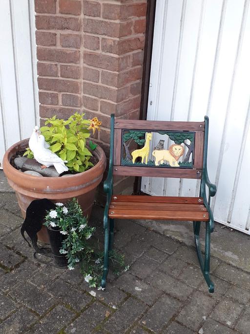 Buy & Sell West Midlands Solihull - Photos for VINTAGE Childs Garden Rocking Chair