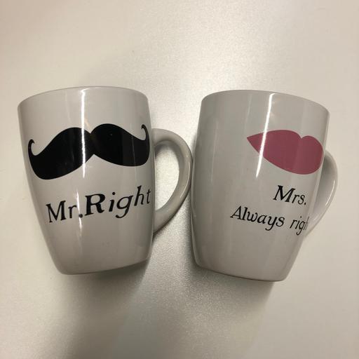 Buy & Sell Gloucestershire South Gloucestershire - Photos for Mr right & Mrs always right mugs cups