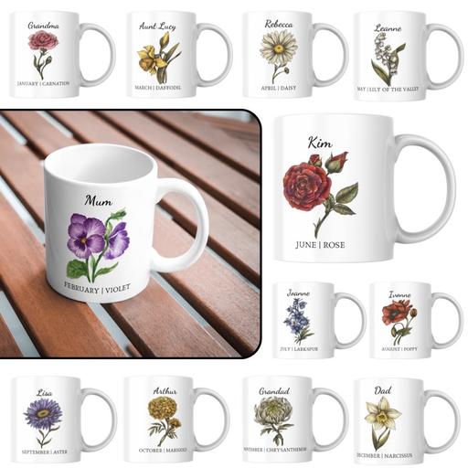 Buy & Sell Lancashire Blackpool - Photos for Birth Month Flower Mug (1)