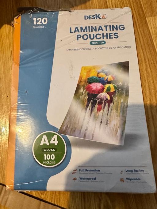 Buy & Sell South Yorkshire Sheffield - Photos for Deskit Laminating Pouches A4,