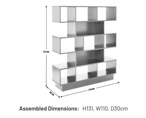 Buy & Sell East London - Photos for Habitat Cubes Wide Bookcase - Grey