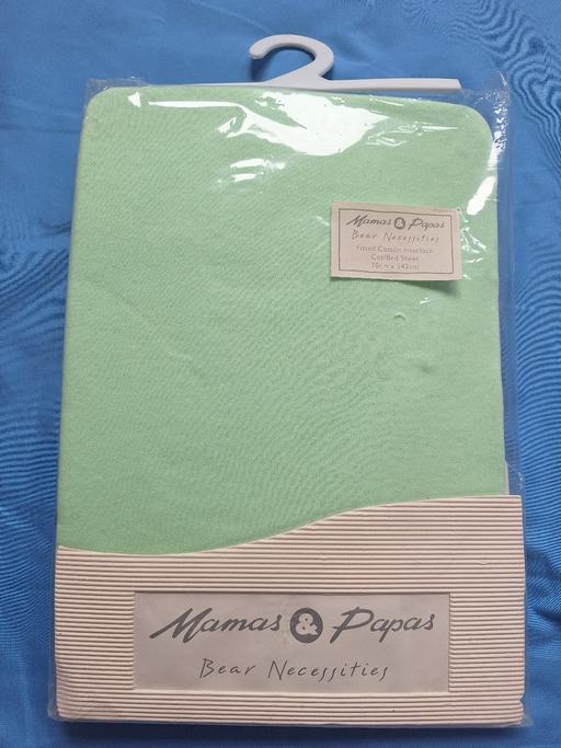 Buy & Sell Falkirk Carron - Falkirk - Photos for Mamas & Papas Fitted Cotton Interlock Sheet