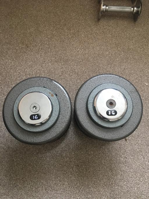 Buy & Sell West Midlands Dudley - Photos for Dumbbells 2x 16kg Adjustable Iron