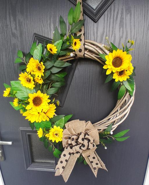 Buy & Sell West Midlands Walsall - Photos for Handmade Sunflower Door Wreath