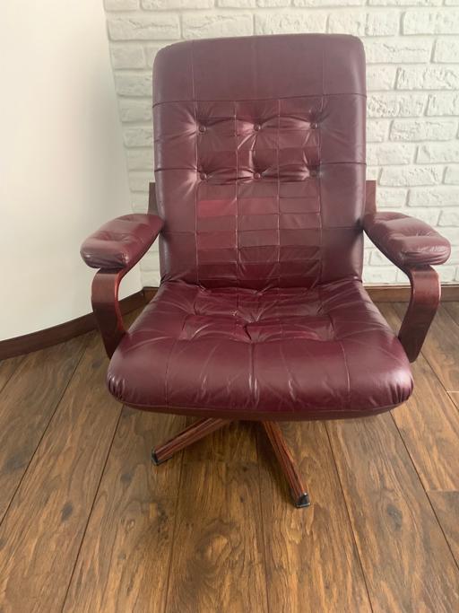 Buy & Sell Greater Manchester Trafford - Photos for 2x retro swivel chairs leather 