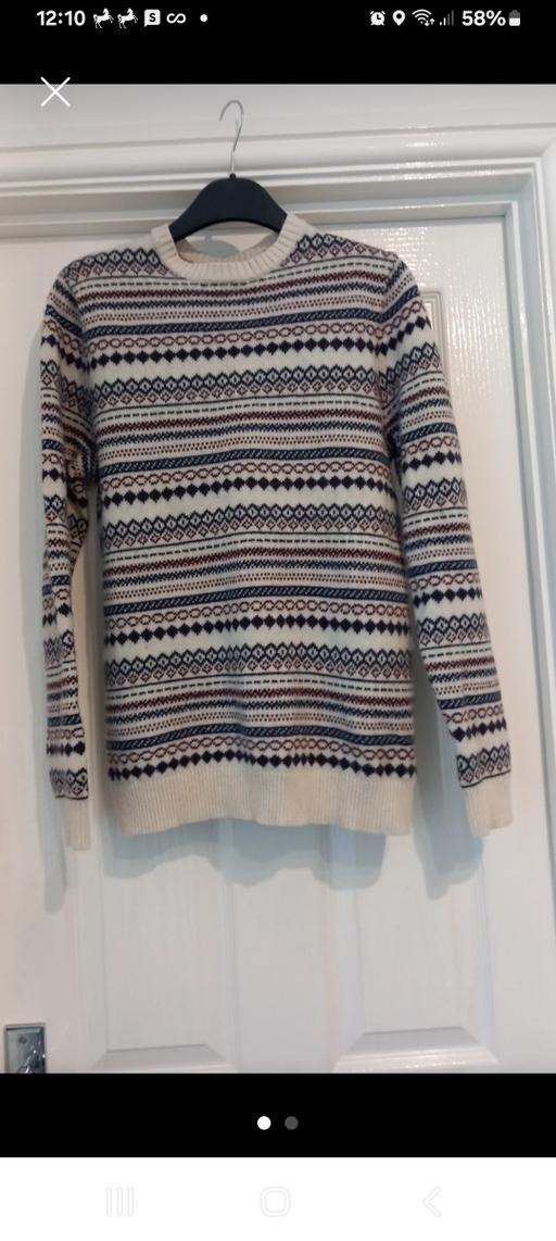 Buy & Sell West Midlands Birmingham - Photos for MENS CREAM JUMPER