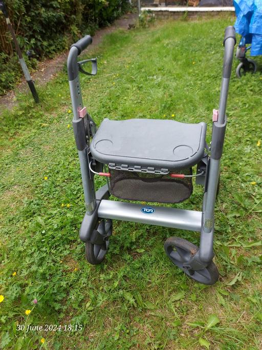 Buy & Sell West Midlands Birmingham - Photos for Walker with seat and storage basket - repair 