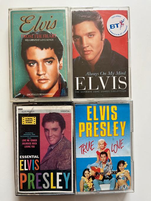 Buy & Sell North Yorkshire Harwood Dale - North Yorkshire - Photos for 4 X ELVIS PRESLEY UK AUDIO CASSETTES