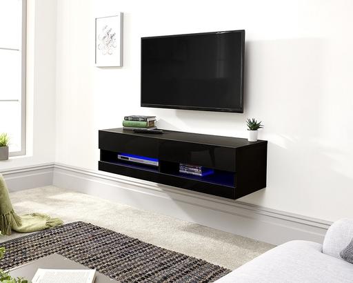 Buy & Sell Greater Manchester Bolton - Photos for black boxed 120cm tv unit with led