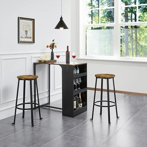 Buy & Sell Central London - Photos for Bar Stools Set of 2 with Round Top