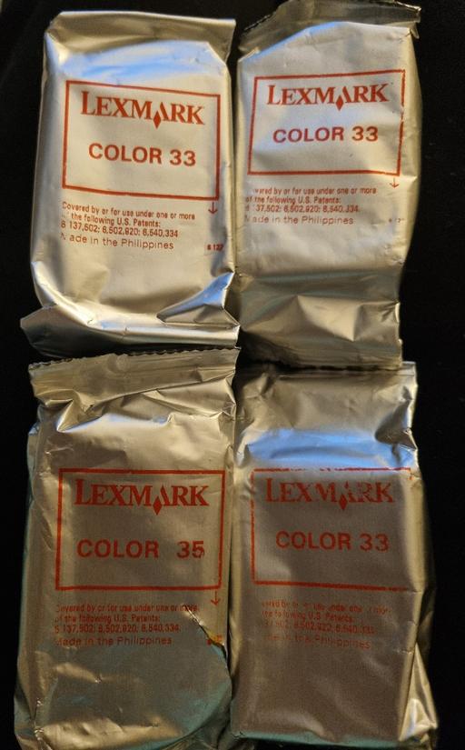 Buy & Sell Staffordshire South Staffordshire - Photos for Lexmark Colour ink 33 & 35