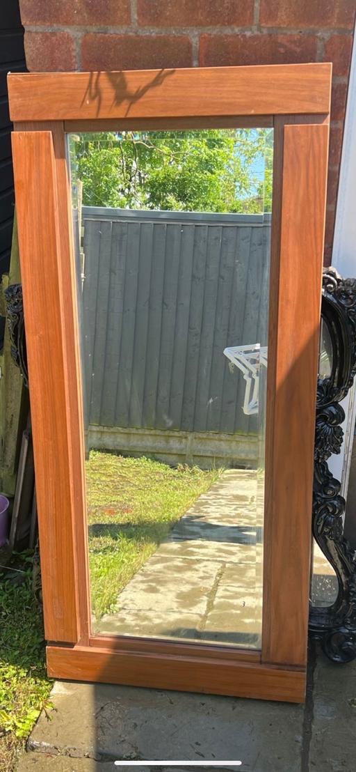 Buy & Sell West Midlands Coventry - Photos for Large Wood Mirror