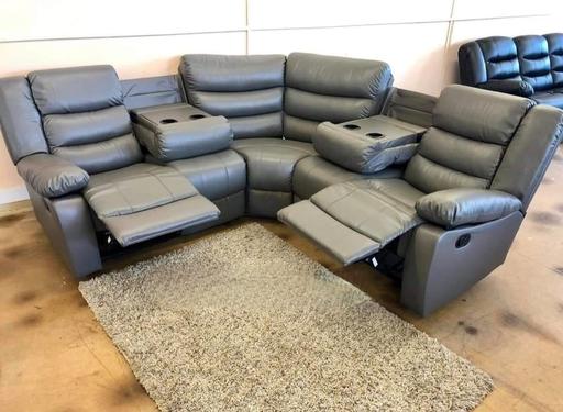 Buy & Sell North West London Primrose Hill - North West London - Photos for Grey Roma Recliner Sofa