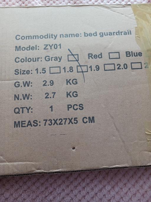 Buy & Sell West Midlands Sandwell - Photos for 6ft grey bed guard