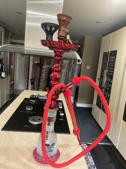 Buy & Sell Leicestershire Leicester - Photos for Used; few times large shisha alrasheed red