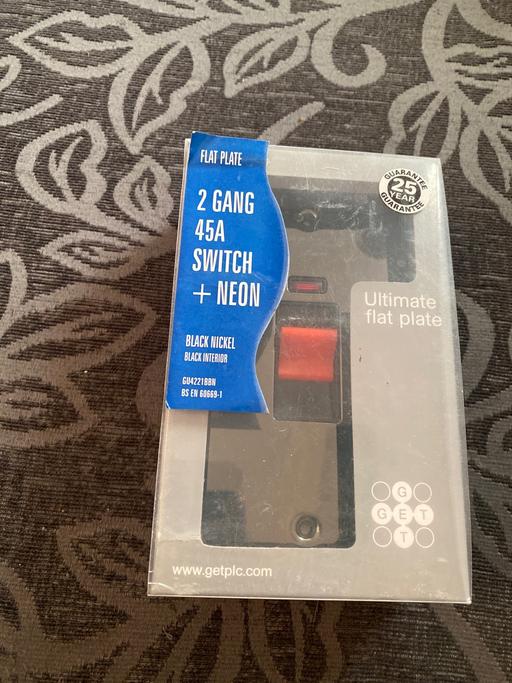 Buy & Sell West Midlands Sandwell - Photos for 2 Gang 45A switch +neon