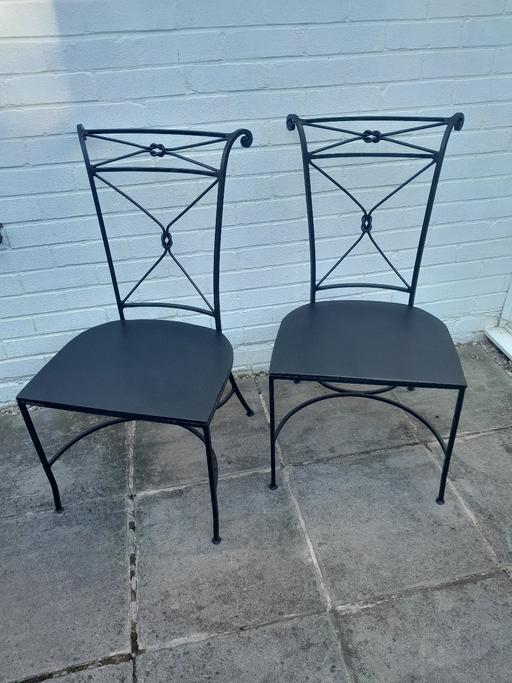 Buy & Sell Derbyshire South Derbyshire - Photos for Vintage Wrought Iron Garden Chairs