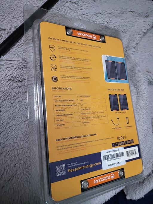 Buy & Sell Greater Manchester Rochdale - Photos for FlexSolar USB Solar Panel Charger 5V 6W 2PCS,