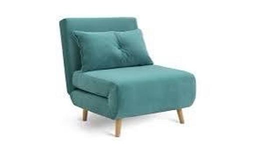 Buy & Sell West Midlands Coventry - Photos for Roma Single Compact Fabric Chairbed - Teal