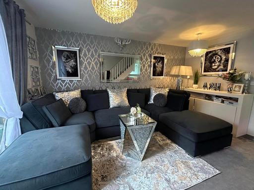 Buy & Sell Wolverhampton West Midlands - Photos for Black U Shape Sofa