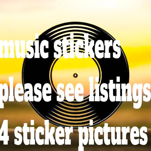 Buy & Sell Nottinghamshire Broxtowe - Photos for music stickers printed on quality vinyl